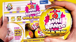 Does One Full Case Of Toy Mini Brands Gold Rush Hold The Entire Collection?