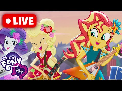 🔴 Equestria Girls Live: MOVIE NIGHT MARATHON🎥 | Full Movies Children's Cartoon