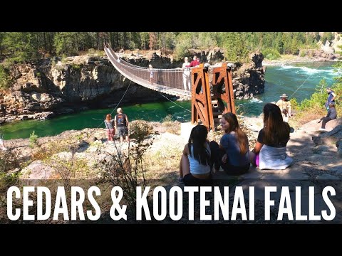 Kootenai Falls Swinging Bridge & Ross Creek Cedars - Libby, MT/Troy, MT Hikes - Family/Dog Friendly