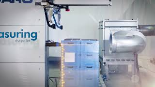 Automatic unwrapping of shipping pallets | VARO Unwrapper