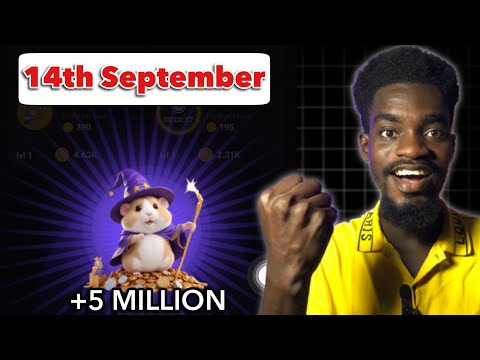 How To UNLOCK 14th September Hamster Daily Combo Cards Today  and CLAIM your 5MILLION HAMSTER COIN