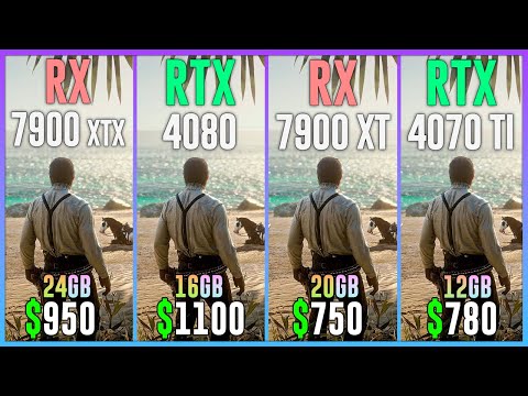 RX 7900 XTX vs RTX 4080 vs RX 7900 XT vs RTX 4070 TI - Test in 15 Games