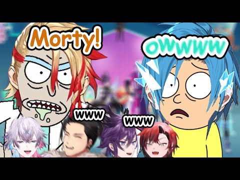 Axel and Altare's Rick and Morty impressions that made everyone lose it