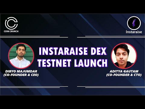 Instaraise DEX Testnet launch with incentives on Tezos