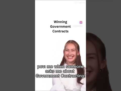 How do you win? Government contracts is the question? 🤔 #governmentcontracting #govcon