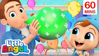 Balloon Song + More Little Angel Kids Songs & Nursery Rhymes