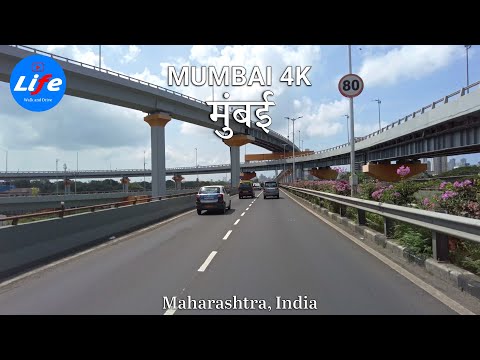 Eastern Freeway Mumbai Drive | City Views & Traffic Flow 4K HDR