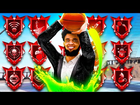 Using EVERY LEGENDARY BADGE on 1 Build... (nba 2k25)