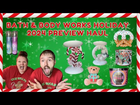 Bath & Body Works Holiday ‘24 Preview Haul 🧸🐻‍❄️🥨🎁🪔