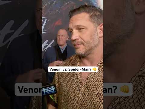 Tom Hardy on a potential #Venom fight with Tom Holland’s #SpiderMan! 👊😅 #shorts