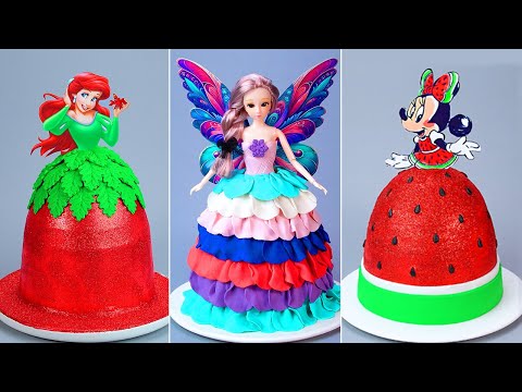 TSUNAMI CAKE 🌊 | Mejores Ideas Para Pasteles De princesa Con Purpurina 👸 | Yummy Dessert Recipe