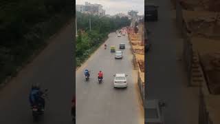 Banglore highway traffic beautiful view #shorts