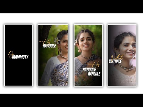 New Trending hey rangule Lyrical video editing in Alight Motion Instagram trending video Hey Rangule