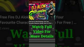 Free Fire Giveaway | Comment To Win DJ Alok #Shorts #Giveaway #freefire #DJAlokGiveaway