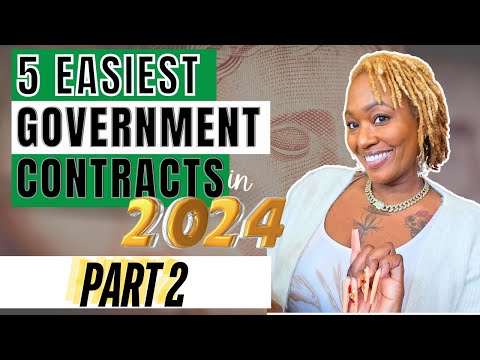 5 Easiest Government Contracts to Start in 2024 | PART 2