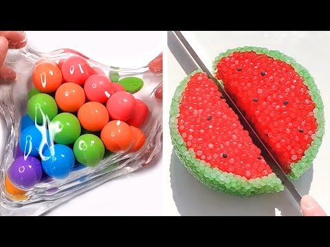 8 Hours Of Oddly Satisfying Slime ASMR - Relaxing When Stressed Or Sleepy