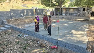 Buying a car by Narges and cementing the yard by a professional architect