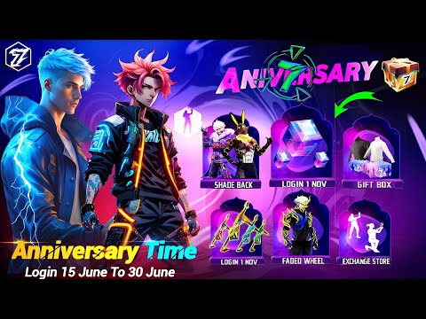 7th Anniversary Event Calendar 🥳🤯| Ob 45 Update Changes | Free Fire New Event | Ff New Event