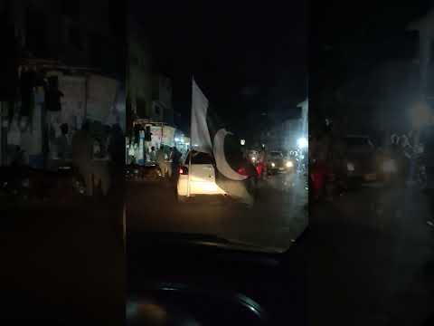 Pakistani Flag on Car Pak Zindabad. #independenceday #pakistan #celebration #pakistanzindabad