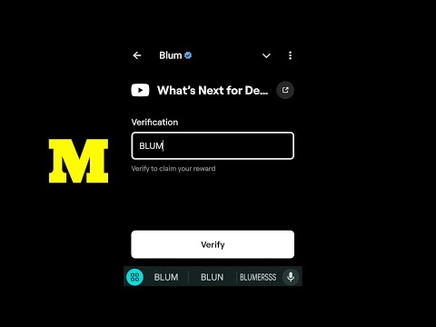 ✅Blum All Verify Code | Blum New Code | Blum Verify Code | Blum New Verify Code |Today New Blum Code