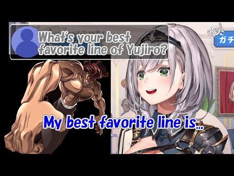 [Hololive] Noel's favorite line of Yujiro (from Baki) [Eng sub]