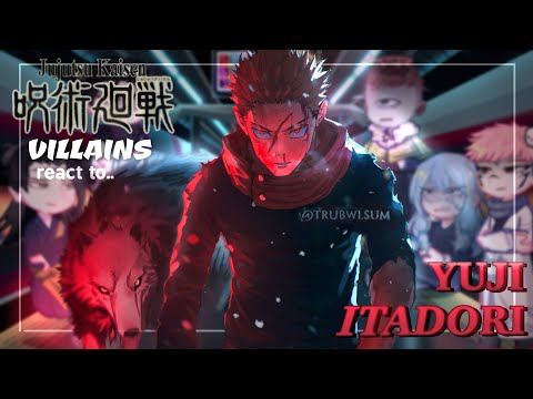 Villains React To Itadori || Jujutsu Kaisen || Gacha React || Made by Yuk!ra sama