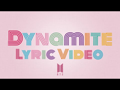 BTS - Dynamite (Lyrics Video)