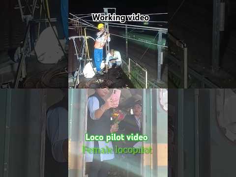 Loco pilot video vs working day video duty time video #indiantrains #trainset @Sahidoffice09