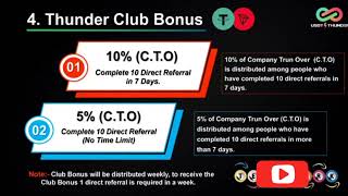 Usdt Thunder Royalty Income | What is Thunder Club Bonus  | #usdtthunder Club Bonus |