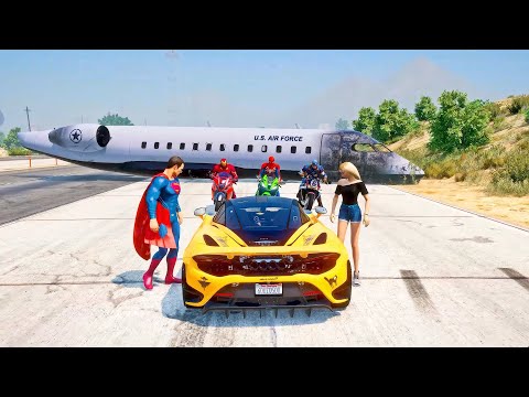 AVENGERS SAVING GIRLFRIEND FROM PLANE CRASH 😱 Ep.169