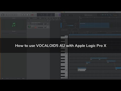 Using VOCALOID5 with Apple Logic Pro X