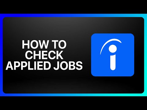 How To Check Applied Jobs In Indeed Tutorial