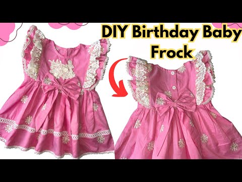 Very Pretty Ruffle Baby Frock Cutting and Stitching Tutorial || Sewing ||