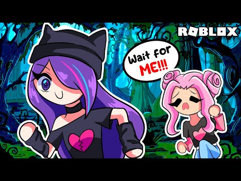 Where is she going?!! | Roblox | Follow the Goth Girl into the Woods