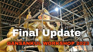 GANSANKUL WORKSHOP 2024 LAST UPDATE | PAREL WORKSHOP | MUMBAI GANPATI WORKSHOP #workshop