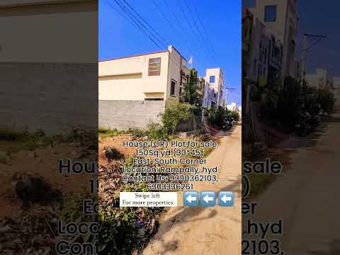 Plot (OR) House For Sale In Rampally || Hyderabad || 0043 || 150 Sqyd