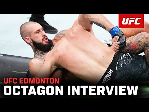 Charles Jourdain Octagon Interview | UFC Edmonton