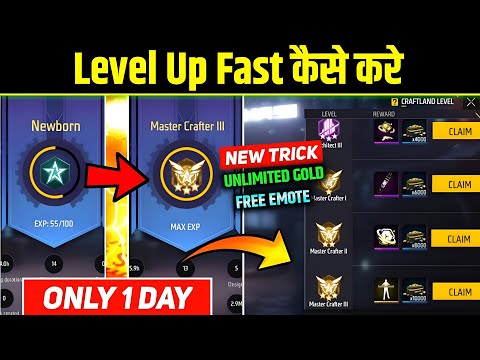 Free Fire Me Craftland Level Kaise Badhaye | Free Fire Me Craftland Level Kaise Badhaye Jaldi Se