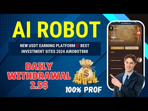 Latest USDT Earning platform Best investment site 2024 daily withdrawal 2.4$