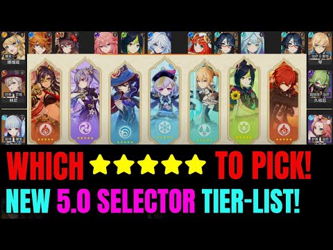 FREE ★★★★★ Character Selector Guide! NEW 5.0 Standard Tier-List!