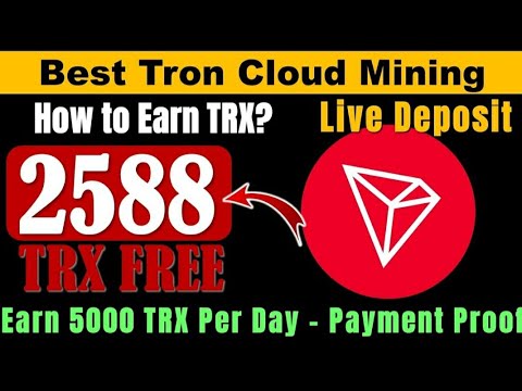 BEST TRON TRX CLOUD MINING WEBSITE || TRX NEW SITE TODAY || TRX MINING TODAY TRX MINING SITE💲🤑💵