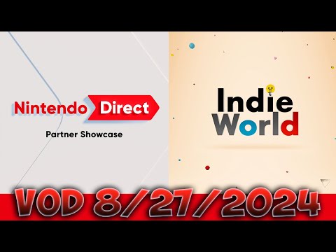 🔴VOD - Nintendo Direct Partner + Indie Showcase @ 10 pm est (8/27/2024)