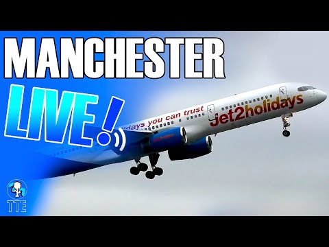 Manchester Airport Live! G-LSAN's Last Commercial Flight Arrival! #planespotting #manchesterairport