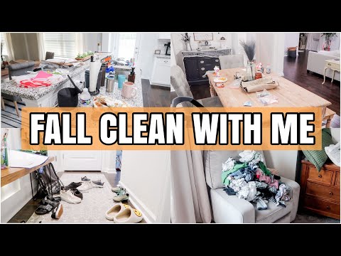 FALL CLEAN WITH ME 2022 | MESSY HOUSE TRANSFORMATION | SPEED CLEANING MOTIVATION