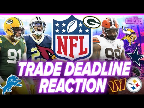 NFL Trade Deadline Reaction: Packers BIG MOVE, Lions UPGRADE D, Commanders ALL-IN | PFS