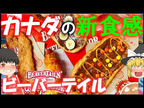 【ゆっくり解説】カナダ生まれの巨大新食感スイーツ"ビーバーテイル"について【ビーバーテイル】