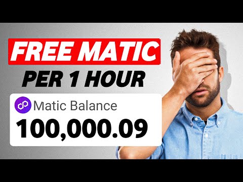 1 Hour = 1,000 MATIC 🤑 ~ Earn Free Polygon Matic Every 60 minutes