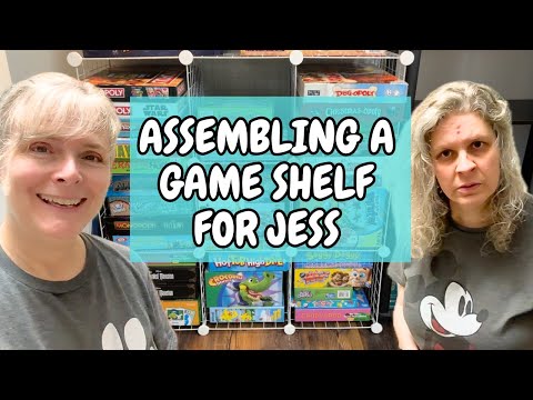 Assembling a Game Shelf for Jess