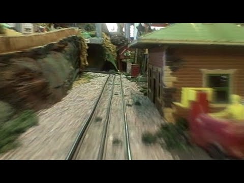 Get dizzy watching super fast Lionel Railcam ride