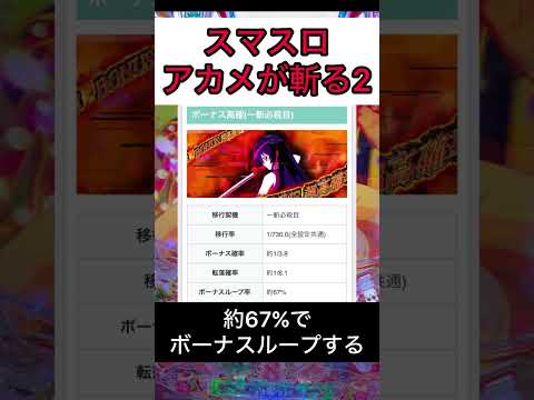 スマスロアカメが斬る2 絶対的に狙うべき台